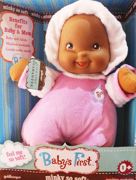 Baby's First Doll Minky So Soft Ethnic - Purple