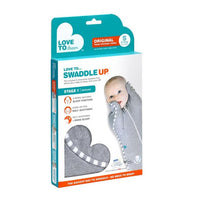 Love To Dream - Swaddle Up Baby Sack - Grey