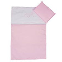 Cabbage Creek 3 Piece Baby Cot Linen Set - Pink Stars