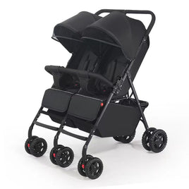 Double Sided Twin Stroller - Black
