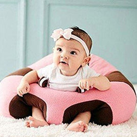 Baby Plush Chair - Pink/Brown